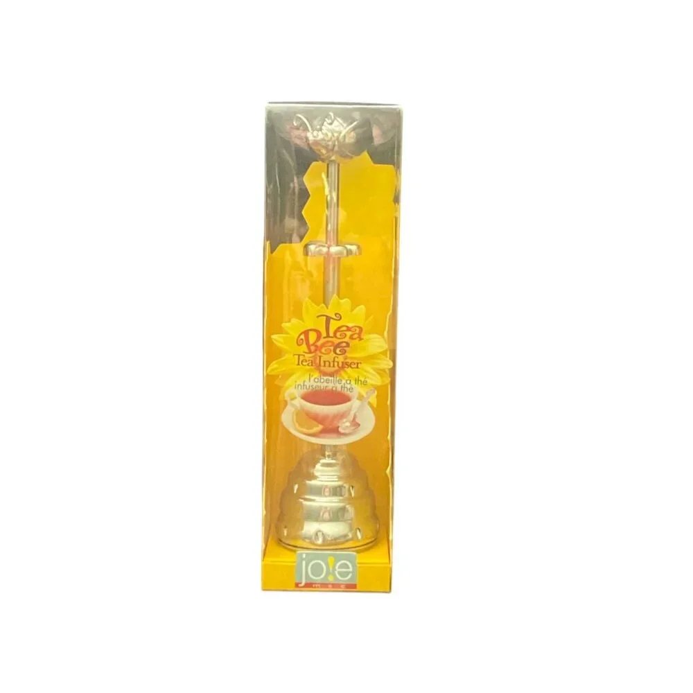 Tea Infuser 3-Set‎ Mesh Pincer Spoon Joie Bee & Whittard Teapot Stainless Steel